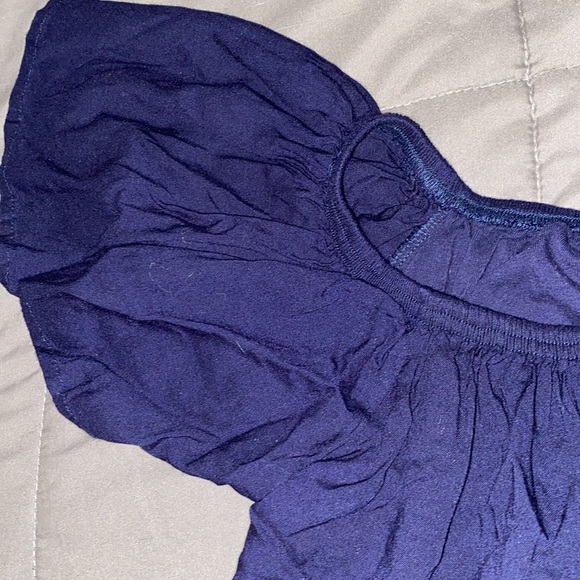 Navy blue crop top - Picture 3 of 4